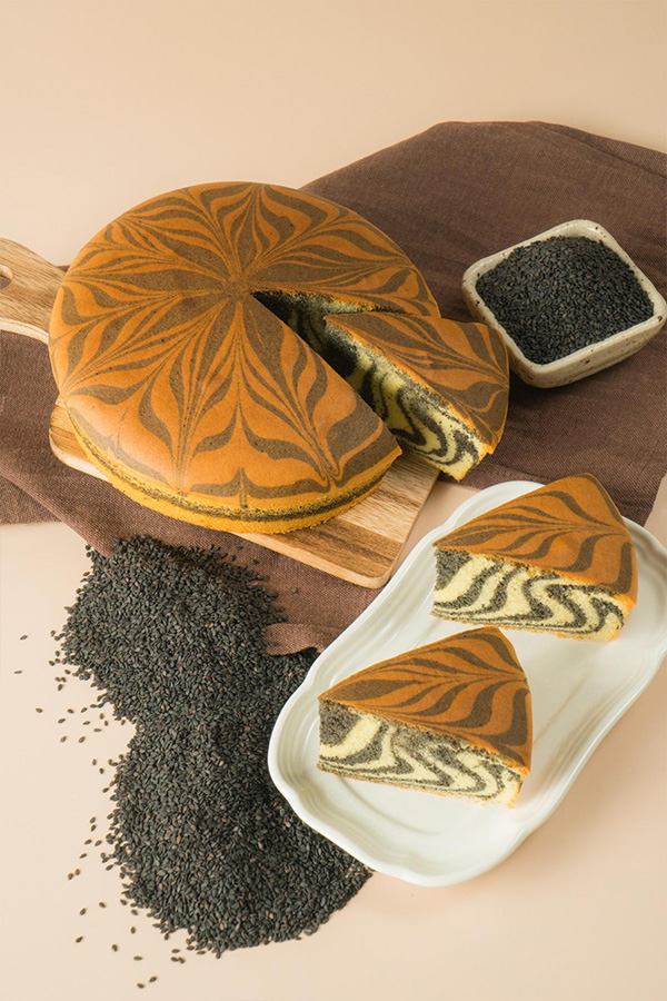 Fusion Butter Cake Malaysia No.1 Penang Butter Cake Black Sesame